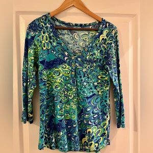 Lilly Pulitzer Palmetto Top in Lilly’s Lagoon